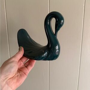Decorative Teal Swan Wall Accent - Brand Not Visible